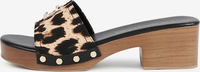 Lola Casademunt Natikače s potpeticom u boja devine dlake (camel) / crna, Pregled proizvoda