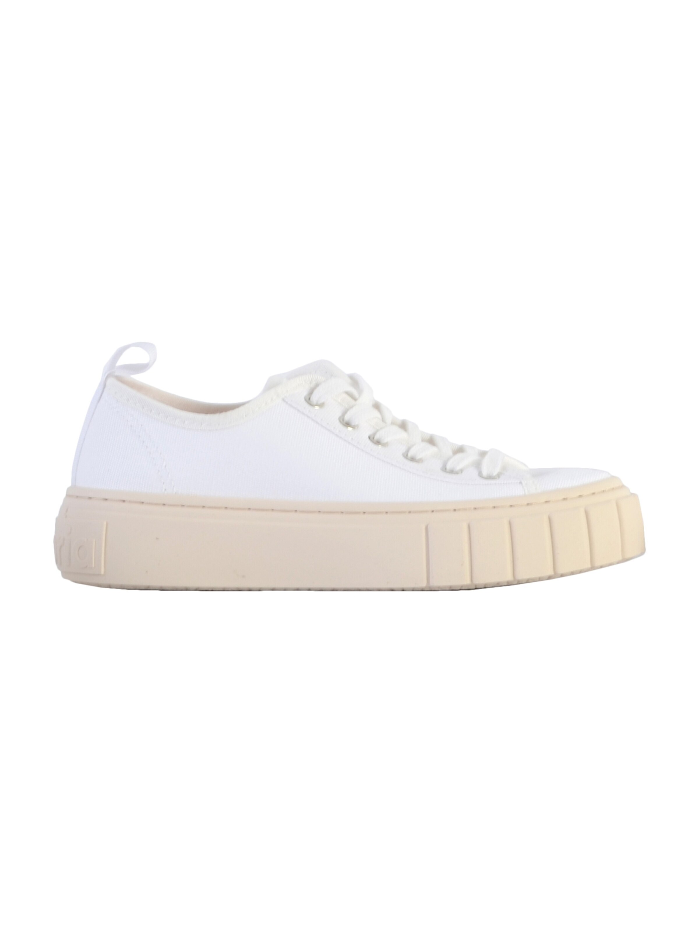 Chaussure de sport à lacets victoria en blanc