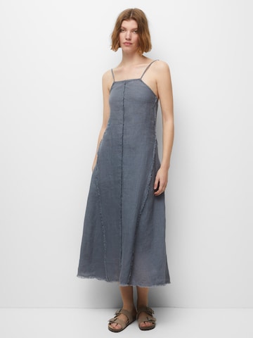 Pull&Bear Kleid in Blau: predná strana