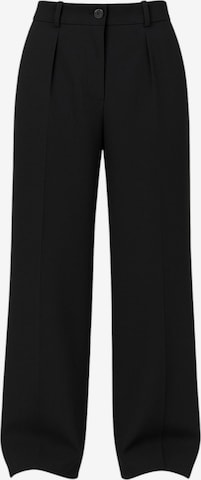 Pantaloni con pieghe 'Seyra' di fashionshowcase in nero: frontale