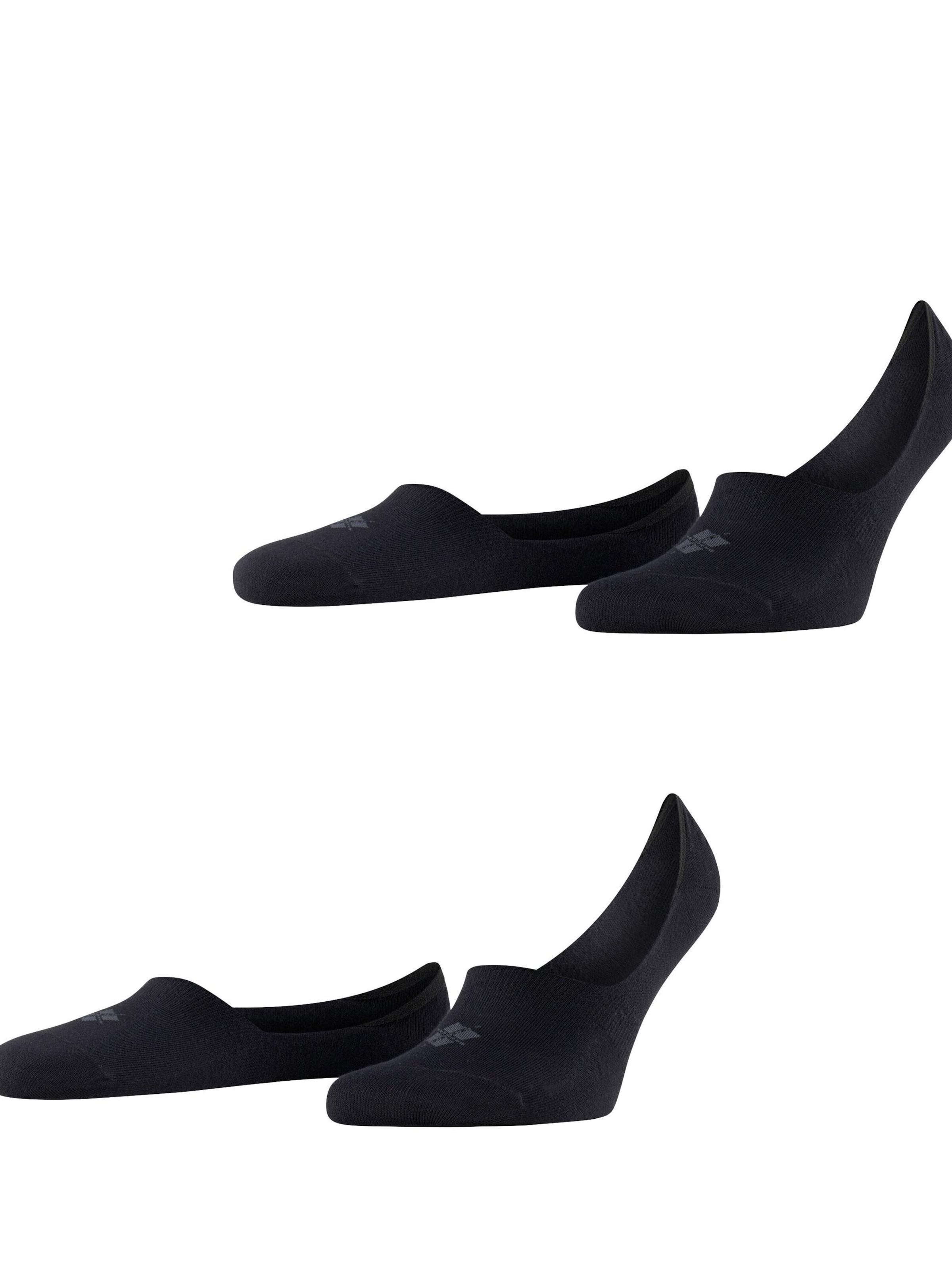 BURLINGTON Füßlinge 'Everyday 2-Pack'‌‌‌‌‌‌‌‌‌‌ in Schwarz: Vorderseite