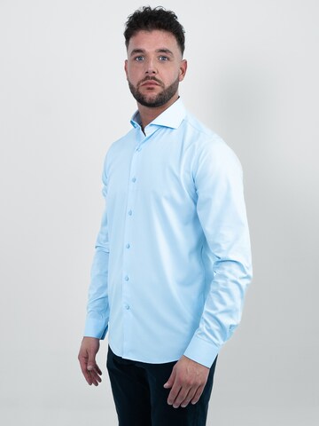 Vercate Regular Fit Businesshemd 'No. 8' in Blau