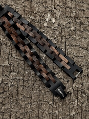 Holzwerk Bracelet 'TREIBSEE' in Silver