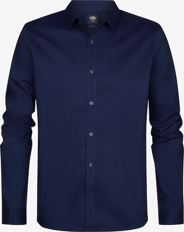 Petrol Industries - Camisa en azul: frente