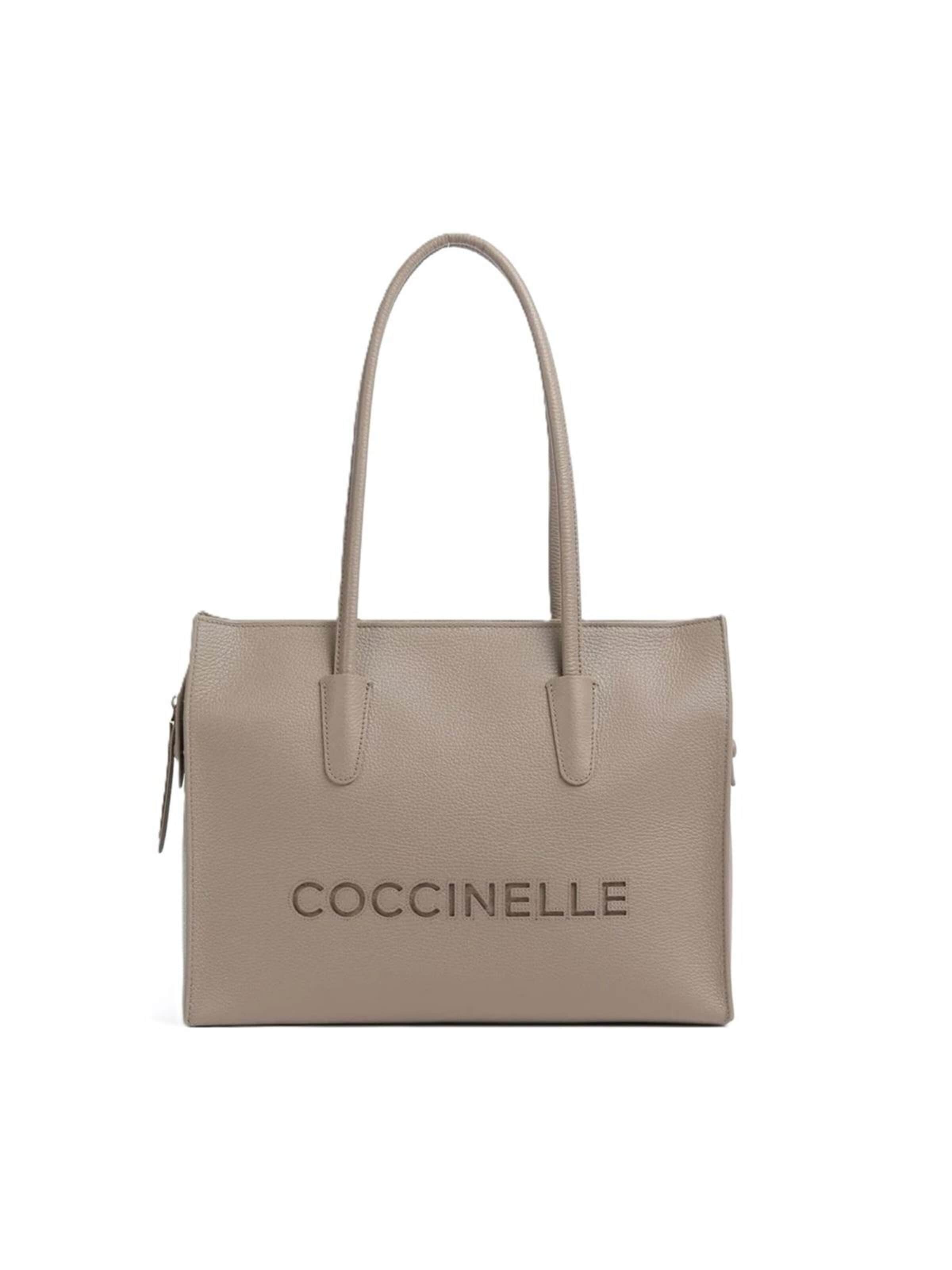 Coccinelle Schultertasche 'E1UAK110201'‌‌ in Grau: Vorderseite
