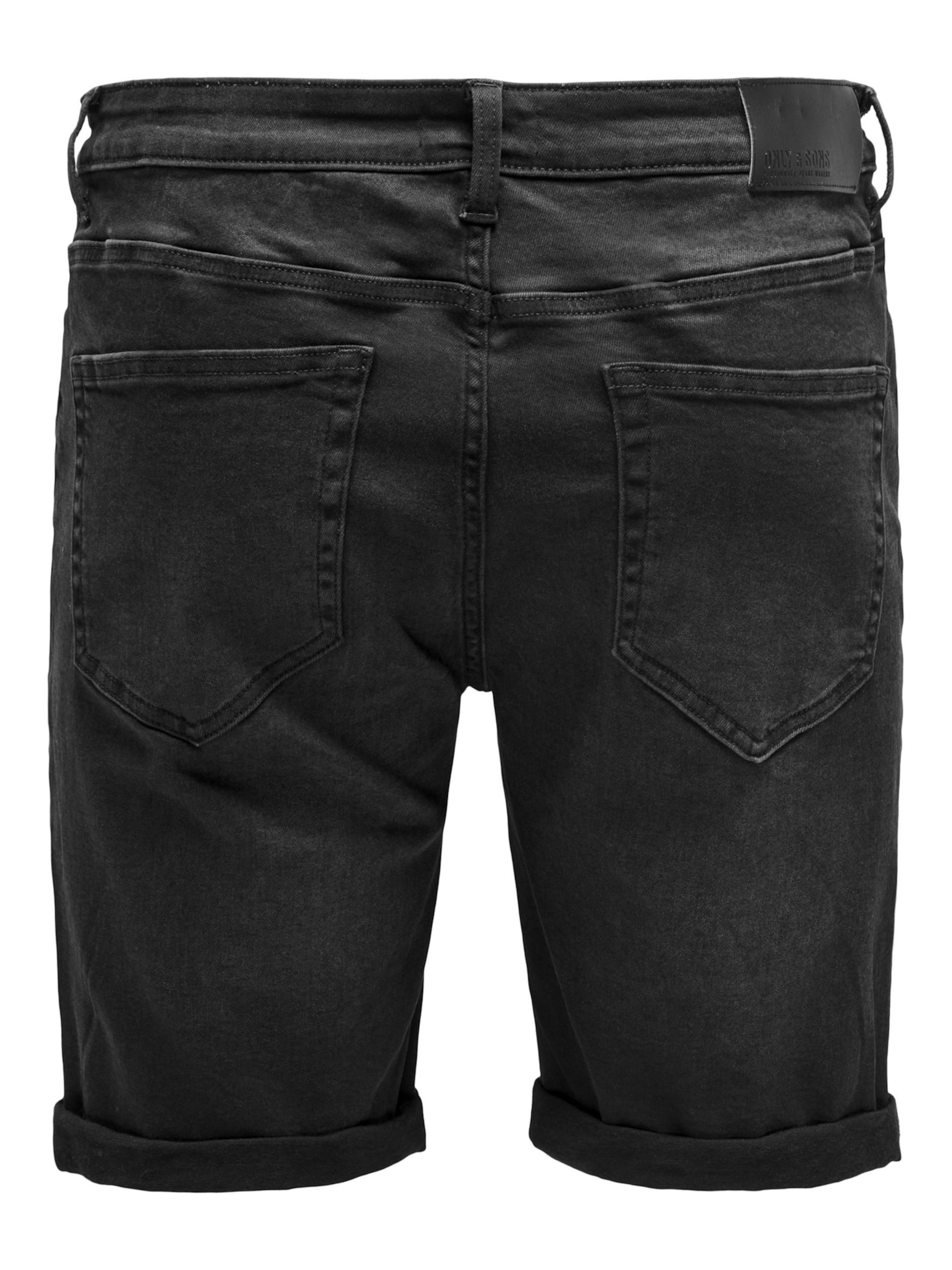 Only & Sons Slim fit Jeans in Black