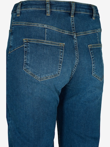 Zizzi regular Jeans 'GEMMA' i blå