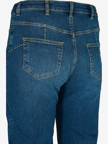 Regular Jeans 'GEMMA' de la Zizzi pe albastru