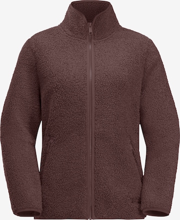Jachetă  fleece funcțională 'HIGH CURL' de la JACK WOLFSKIN pe mov: față