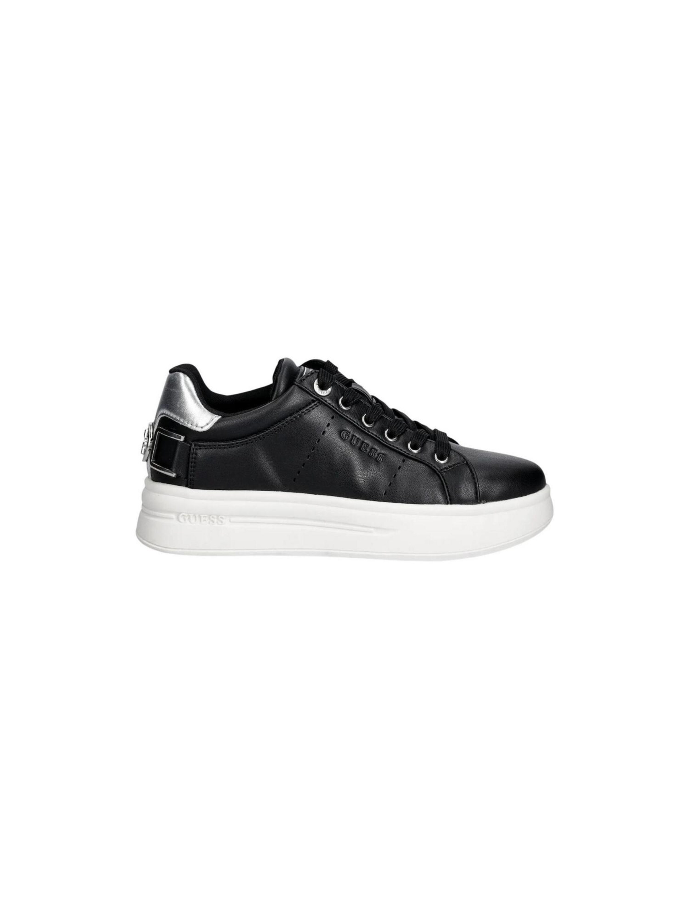 Sneaker bassa 'WESLI FLPWES ELE12' di GUESS in nero: frontale