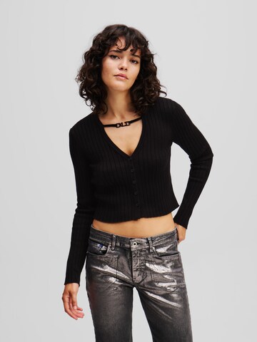 Giacchetta di KARL LAGERFELD JEANS in nero: frontale
