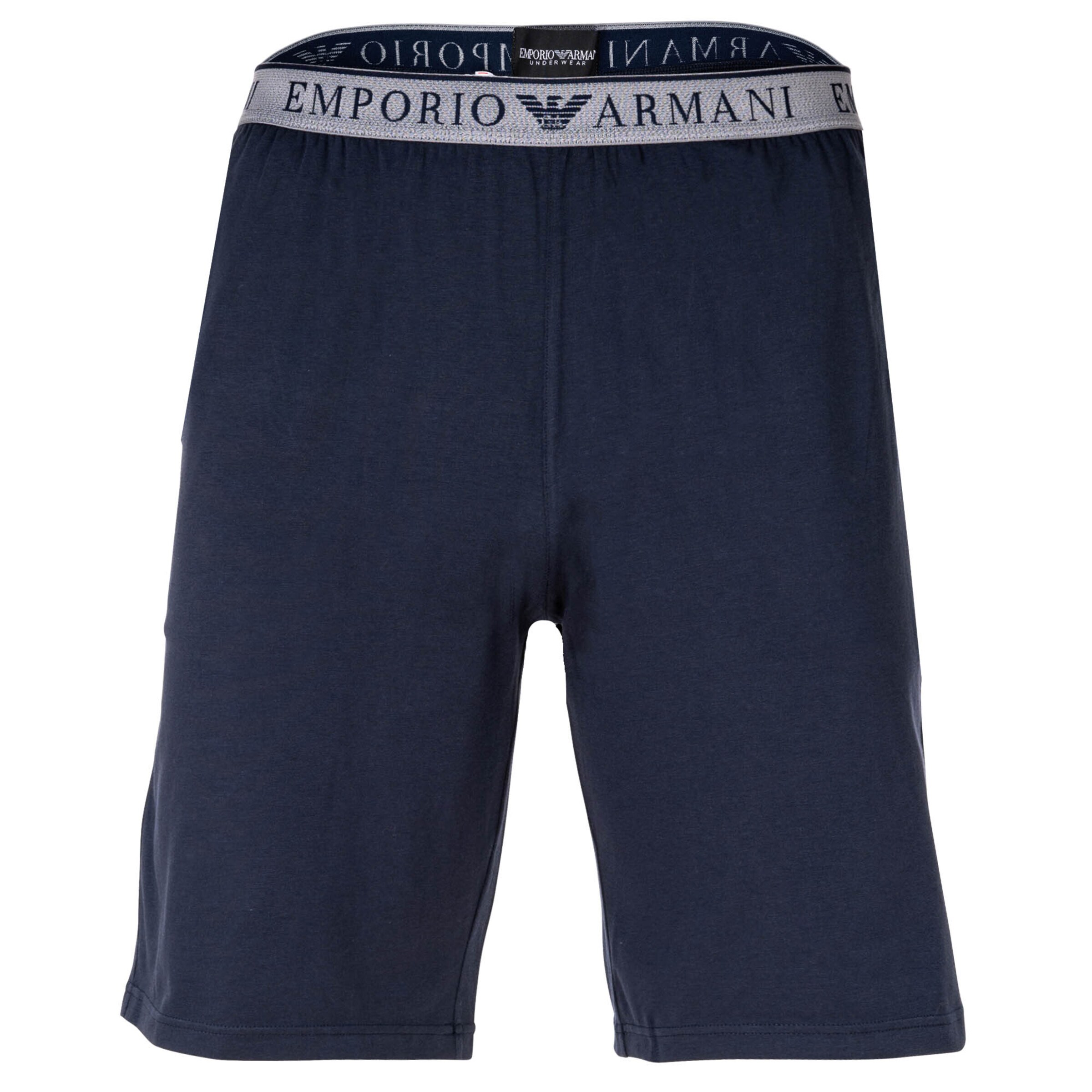 Emporio Armani Pyjama kort in Blauw