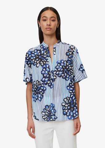 Camicia da donna di Marc O'Polo in blu: frontale