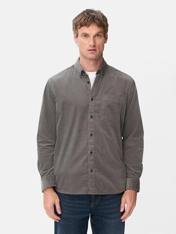 CAMEL ACTIVE Regular fit Button Up Shirt in Grey: front
