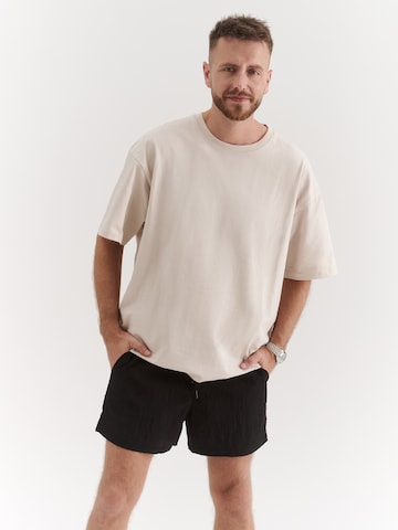 T-Shirt NCO en beige : devant