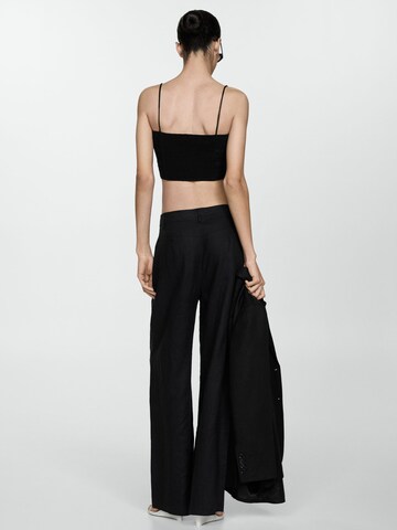 MANGO Top 'CHERRY' | črna barva