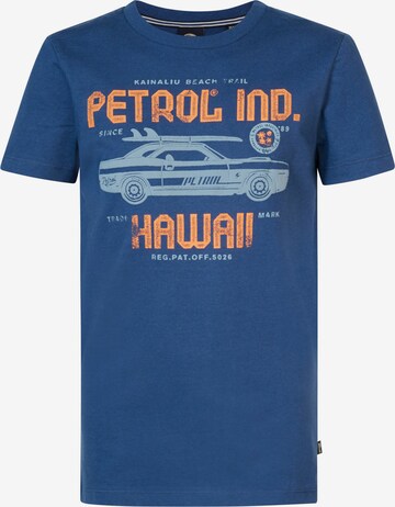 Petrol Industries Shirt 'Offshore' in Blauw: voorkant