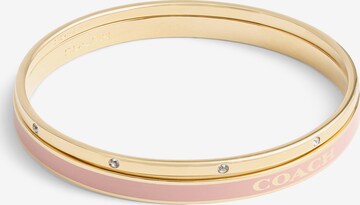 Bracelet COACH en or : devant