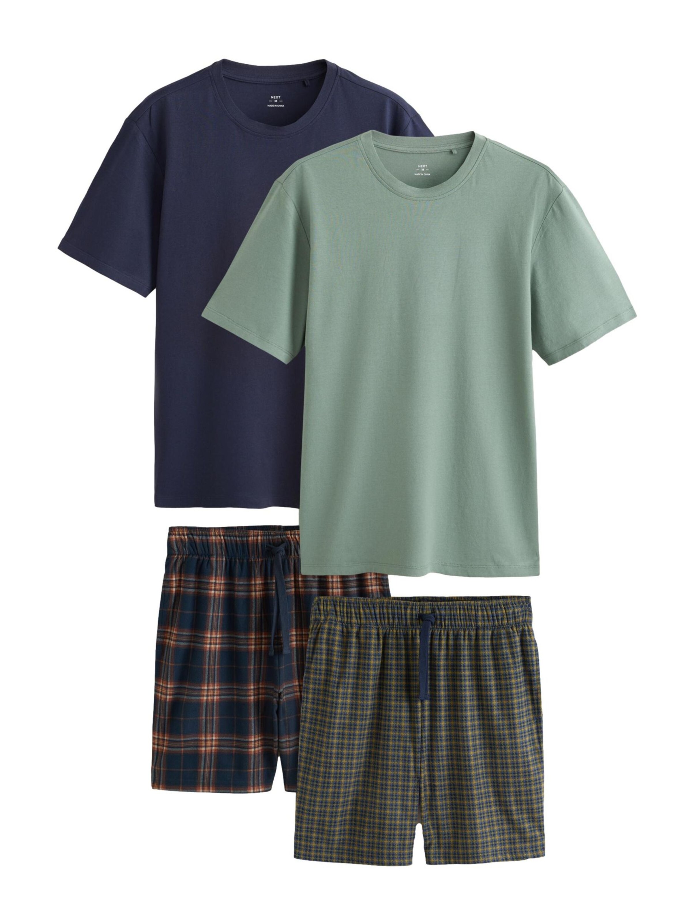 Next Pyjamas kort i blå: forside