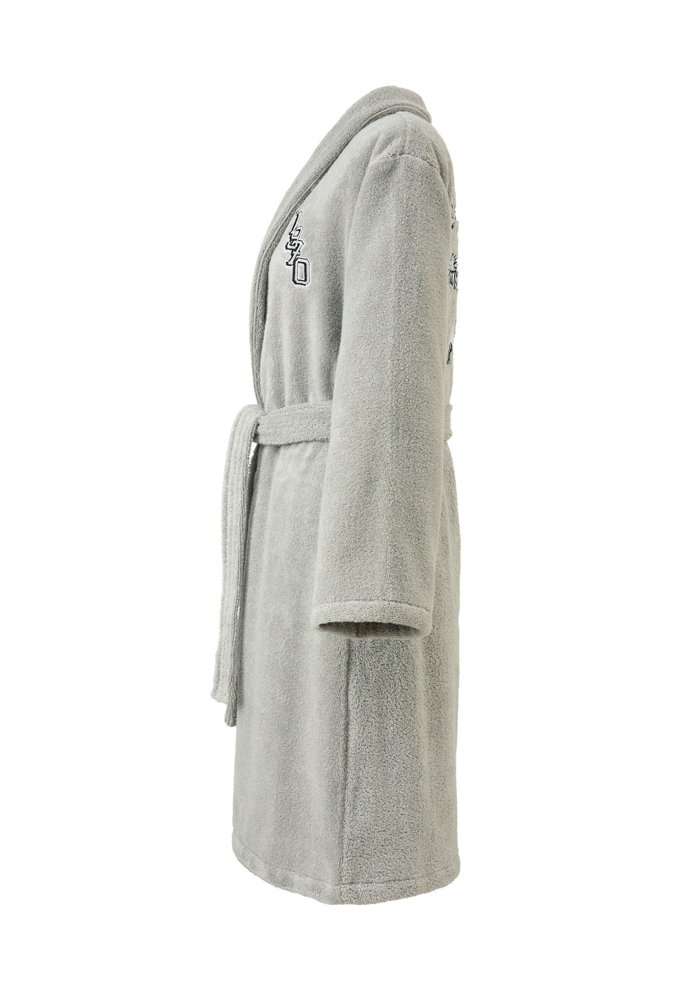 Kenzo Home Long Bathrobe in Grey