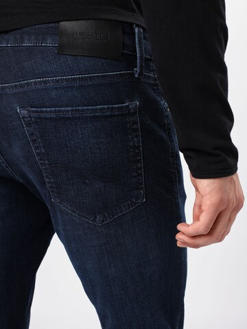 Coupe slim Jean 'Iglenn' JACK & JONES en bleu