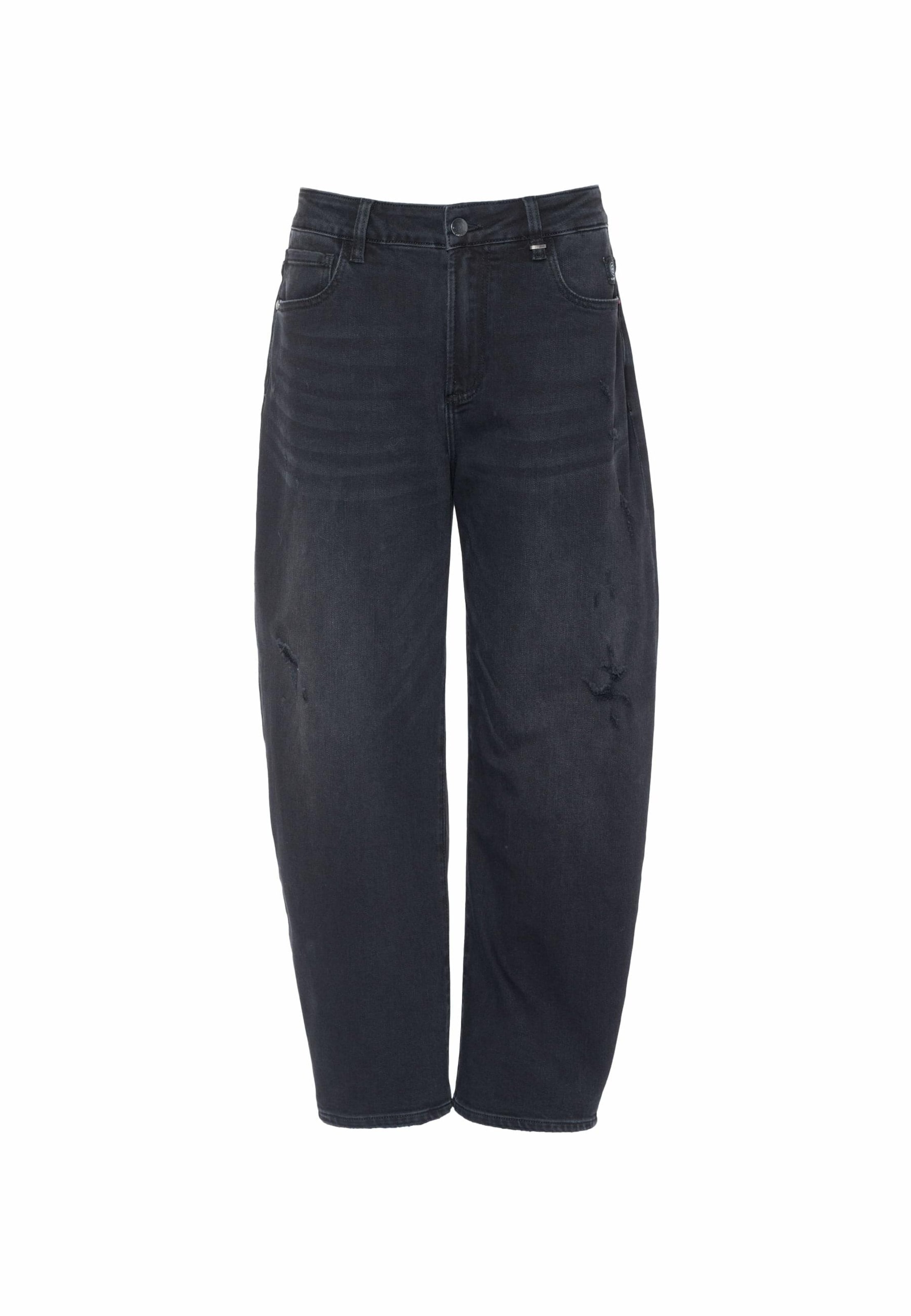 Elias Rumelis Baggy Džíny 'Yoana' – černá: přední strana