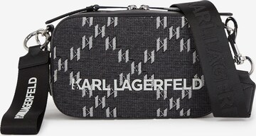 pelēks Karl Lagerfeld Pleca soma: no priekšpuses