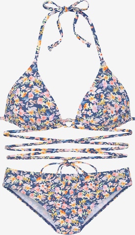 mėlyna BUFFALO Trikampė Bikinis: priekis