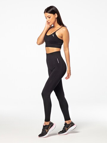 Carpatree Bustier Sport bh 'Vibe Seamless' in Zwart