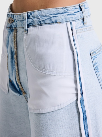 Baggy Jean 'REVERSE BAGGY MID RISE JEANS' IT'S BASIC en bleu