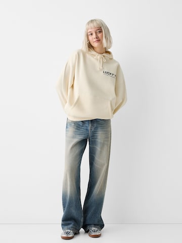 Bershka Sweatshirt in Gelb