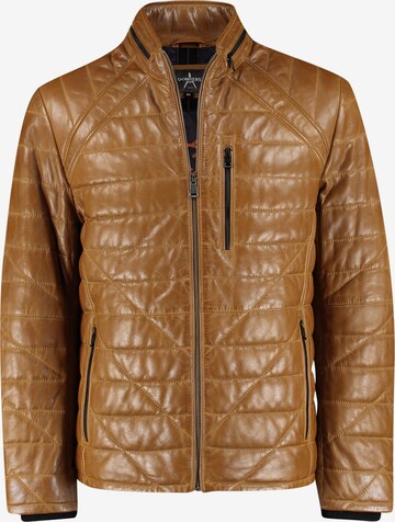 DNR Jackets Between-Season Jacket in Brown: front