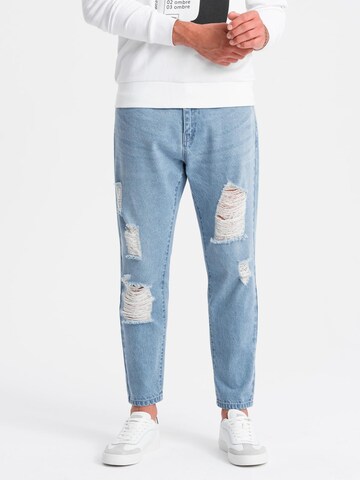 Ombre Regular Jeans in Blue: front