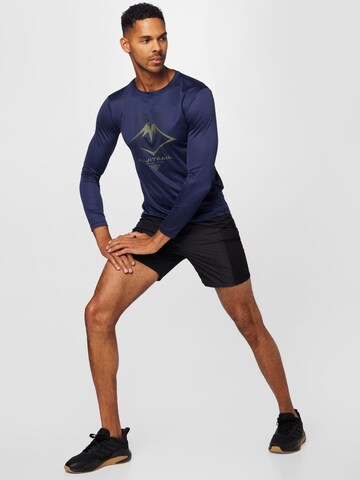 ASICS Performance shirt 'Fujitrail' in Blue