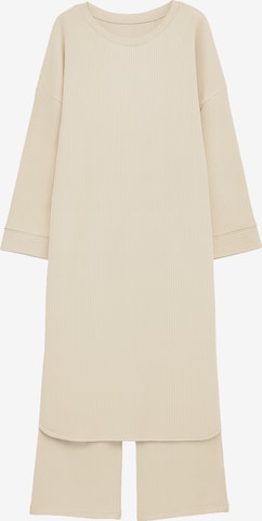 Elara Hausanzug in Beige: Vorderseite