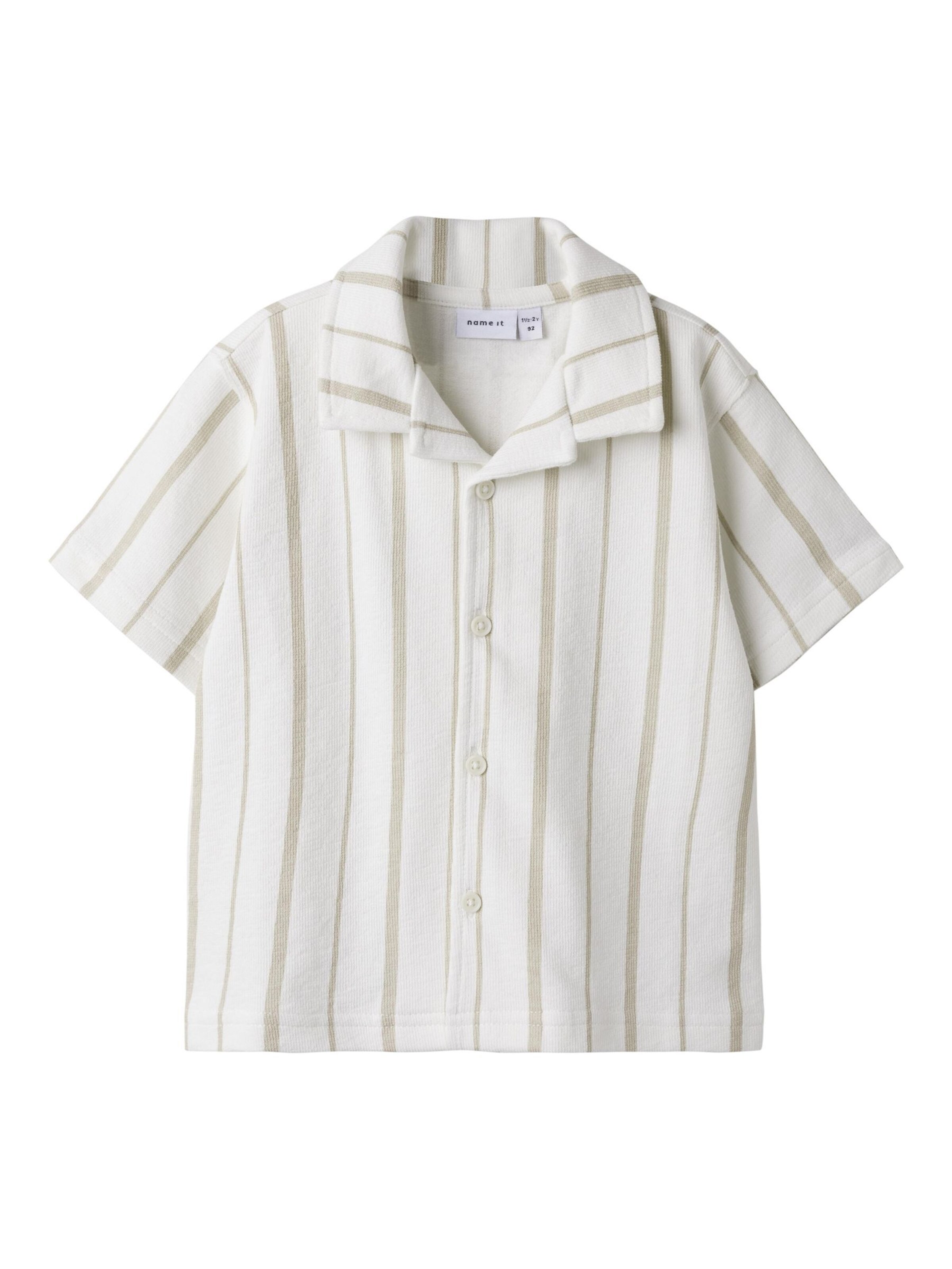 NAME IT Button Up Shirt in Olive / White, Item view