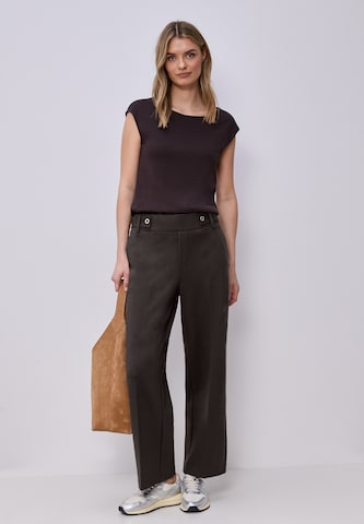 STREET ONE Wide leg Pants in Brown