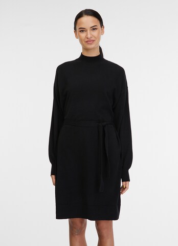 Ragwear Knitted dress in Black: front