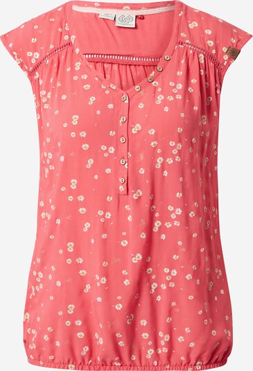 Ragwear Chemisier 'SALTY' en moutarde / framboise / blanc, Vue avec produit
