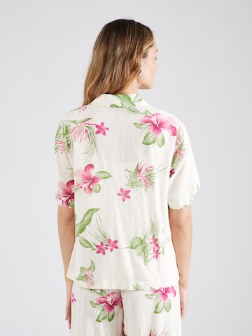 PIECES Blouse 'ALOHA' in Beige
