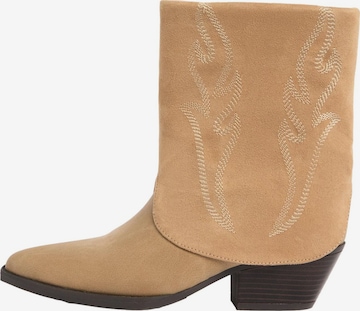 Lipsy Cowboy saappaat värissä beige: etupuoli