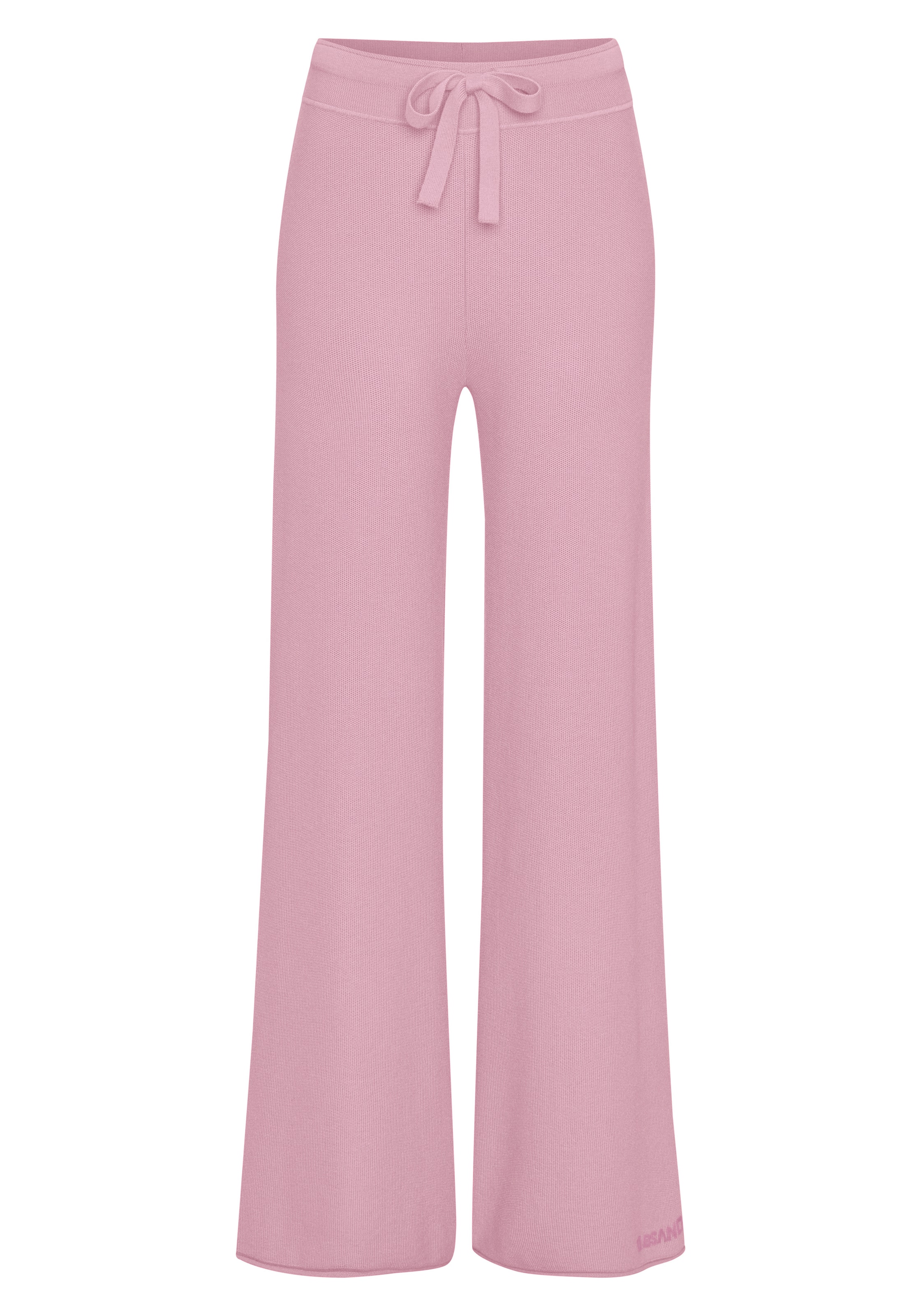 Elbsand Wide Leg Hose in Pink: Vorderseite