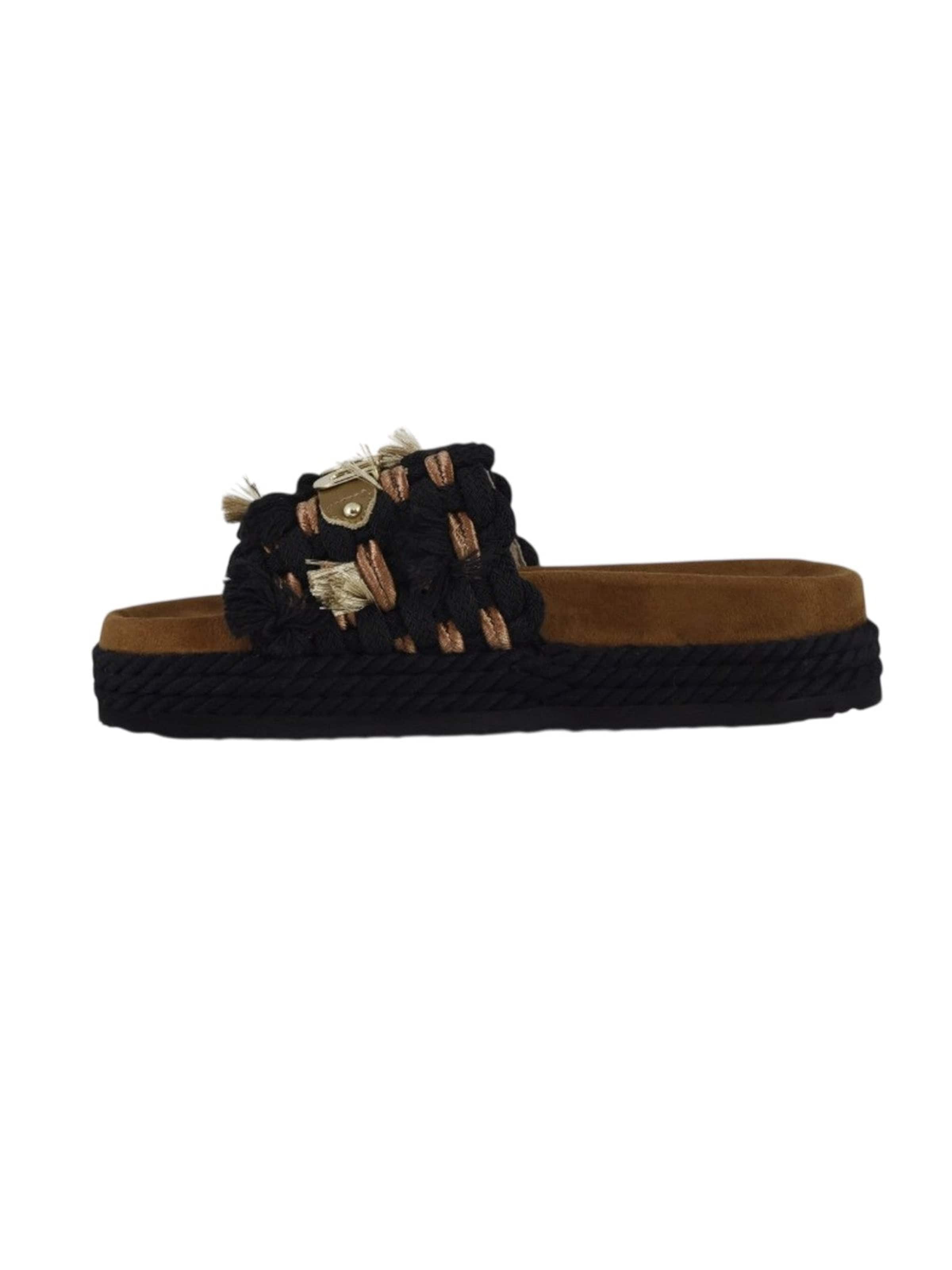 MOU Pantolette‌‌‌‌‌‌ in Schwarz: Vorderseite