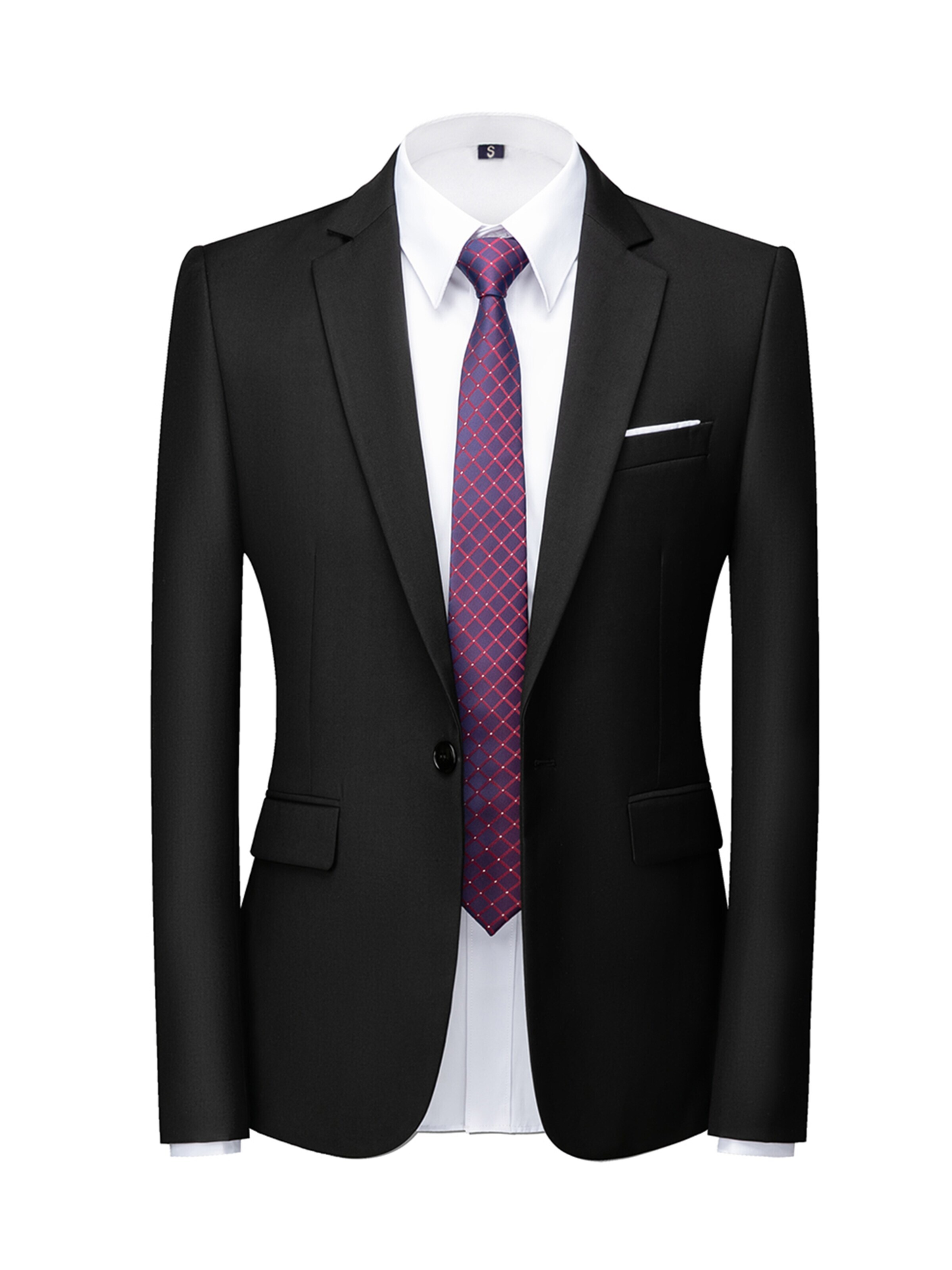YOUTHUP Slim fit Suit in Black