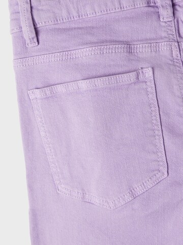 NAME IT Wide leg Jeans 'Rose' in Purple