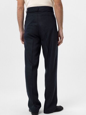 regular Pantaloni con pieghe 'Stephano' di Antioch in blu