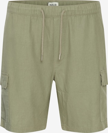 !Solid Regular Cargo trousers 'Ferris' in Green: front