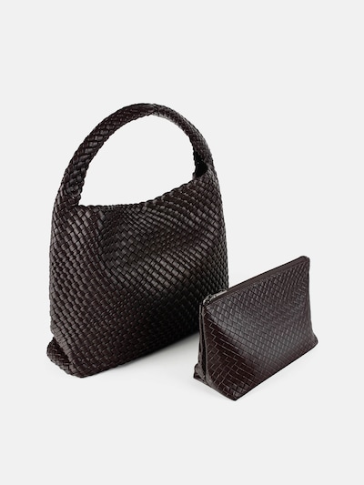 L37 HANDMADE SHOES Sacs à main 'KANSAS' en brun foncé, Vue avec produit