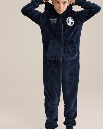 WE Fashion Schlafanzug in Blau: Vorderseite