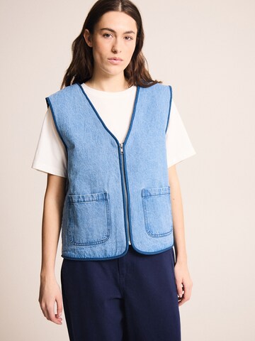 ICHI Vest 'HIRAMO' in Blue: front